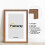 (A5 Pic (A4 Frame)) Dark Oak Picture Frame Photo Frames With White Mount Wall Art Hanging Frame Home Decor Frame 3