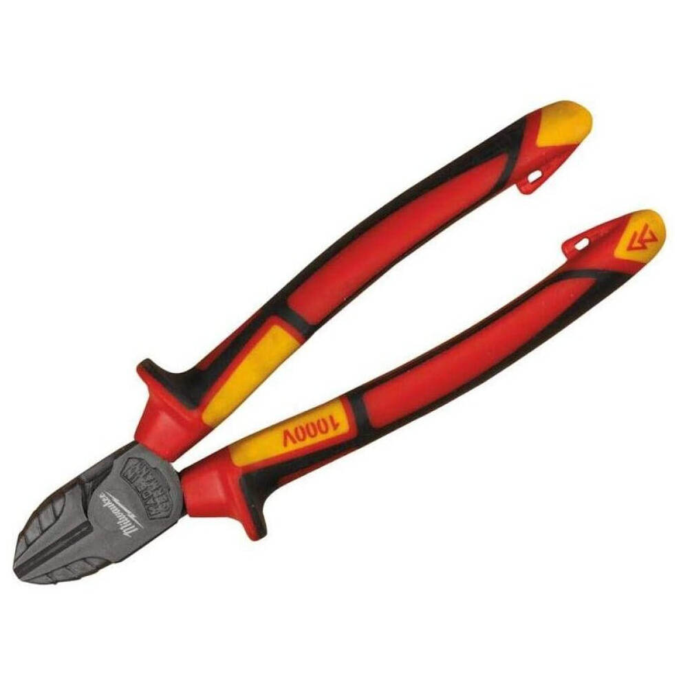 Milwaukee 932464568 VDE Diagonal Cutter 180mm, Red