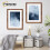 (A3 Pic (A2 Frame)) Rustic Oak Picture Frame Photo Frames With White Mount Wall Art Hanging Frame Home Decor Frame 9