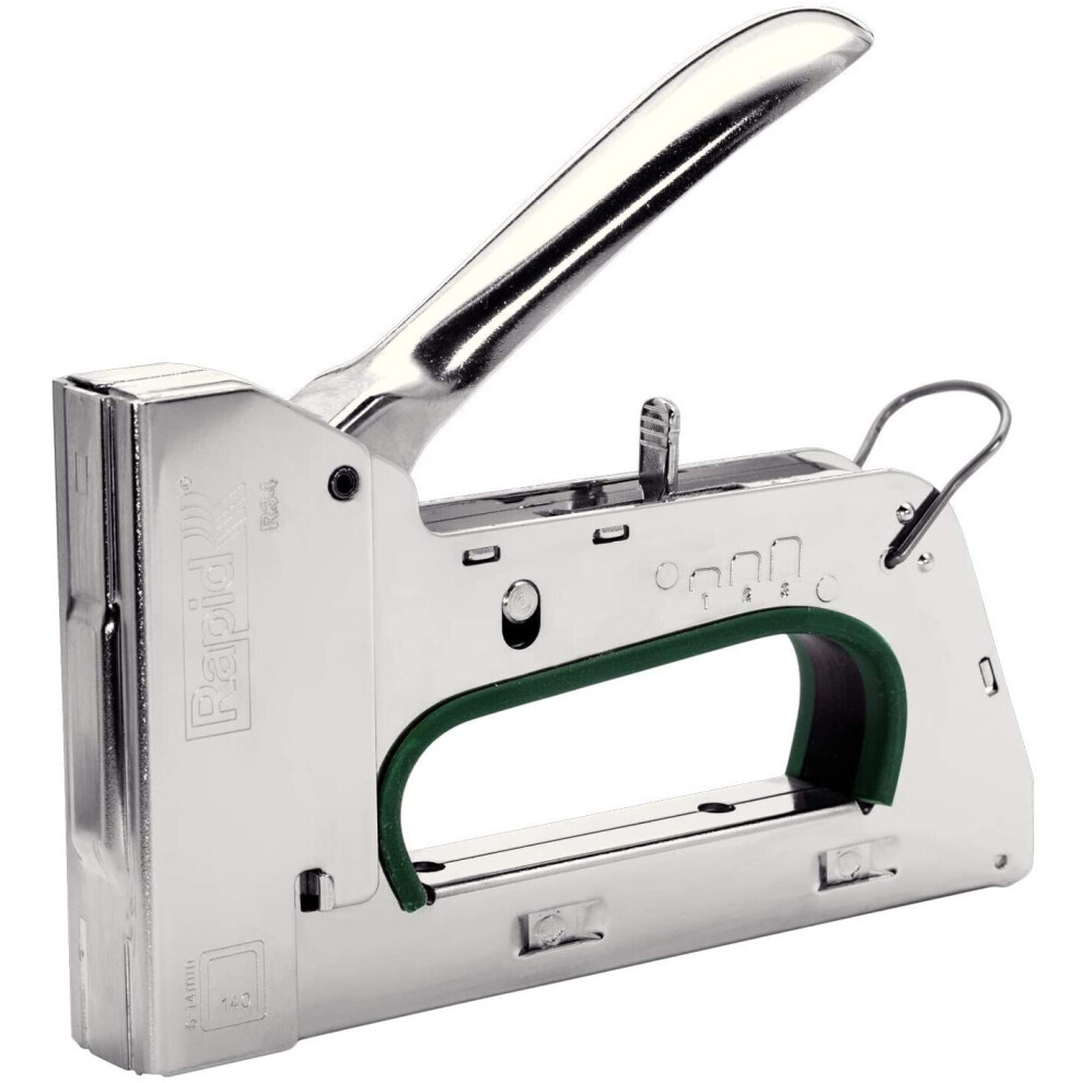 Rapid Staple Gun for Professional Applications, Full Metal Construction, Pro, R34, 20511550
