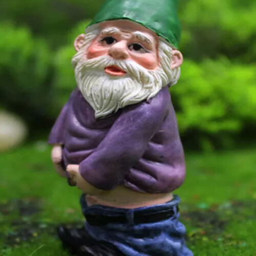 Set of 4 Miniature Drunk Garden Gnomes 2