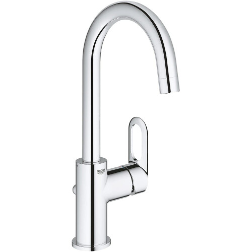 Grohe Grohe BauLoop 23763000 Washbasin Mixer Tap L-Size with Pull Rod, Large