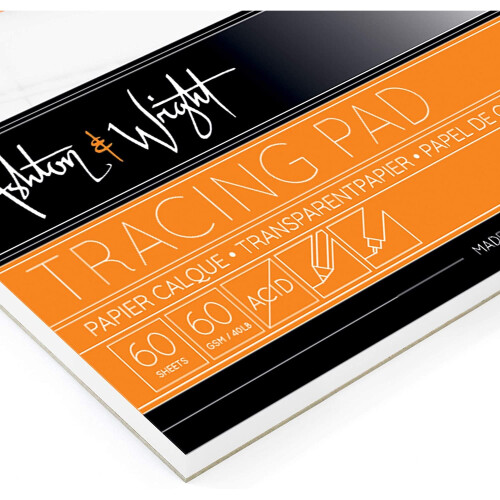 Ashton and Wright - A3 Tracing Pad - 60 GSM Paper - 60 Sheets - Pack of 2 1