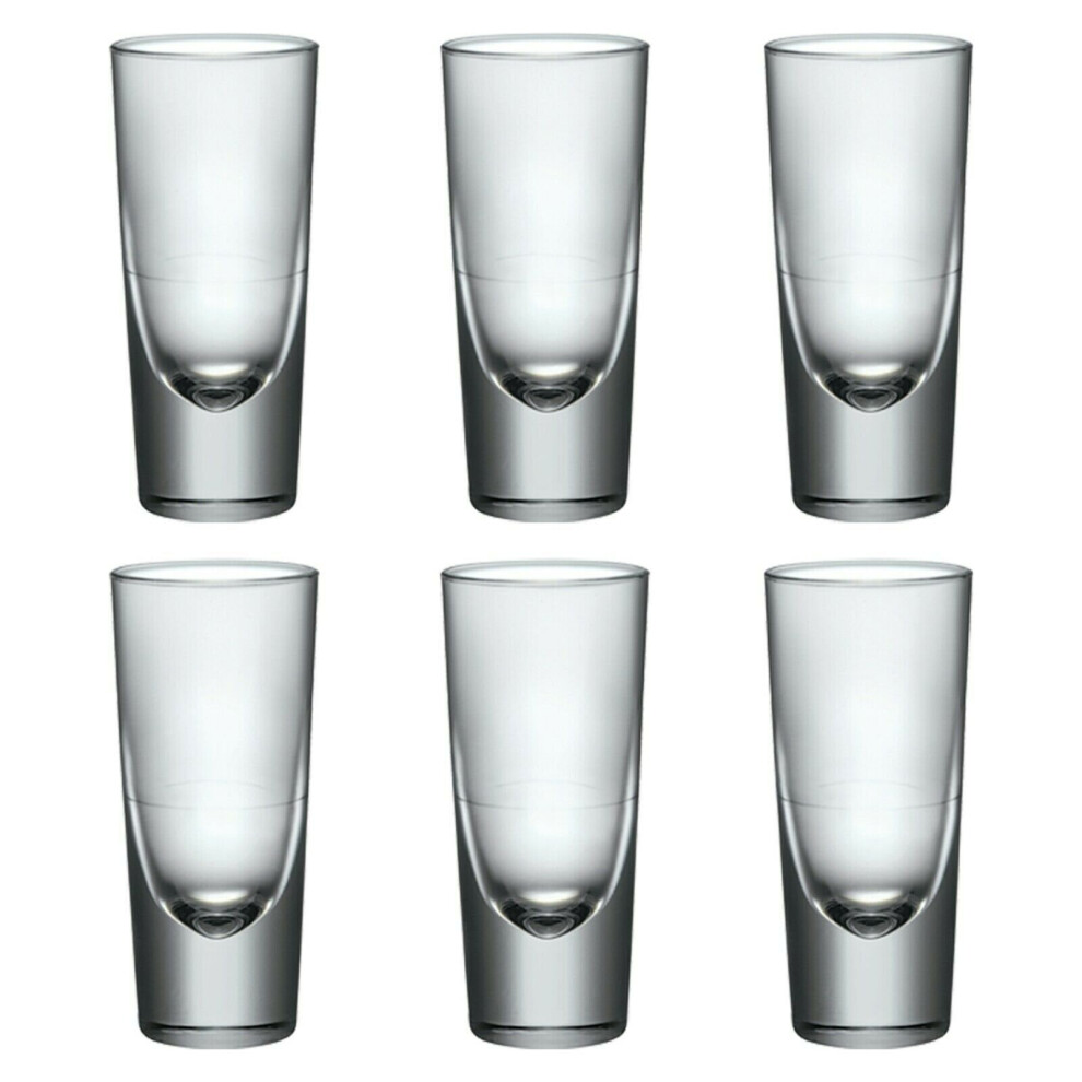 (6 Glasses) Set Of Bormioli Rocco Ex-Large Bistro Shot Glasses