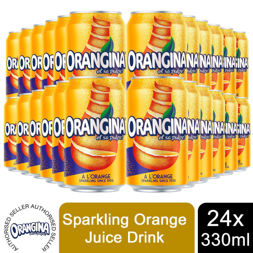 Orangina Orangina Sparkling Fruit Drink 6 x 330ml, Pack of 4