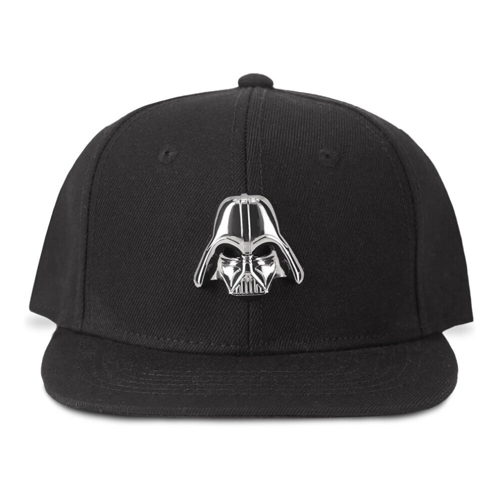 Darth Vader Metal Badge with Cape Novelty Cap, Black (NH885306STW)