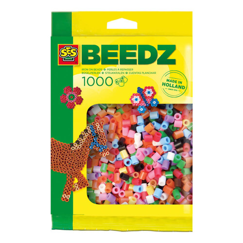 SES CREATIVE Beedz Iron-on Beads 1000 Mix Basic (00745)