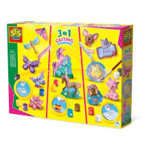 SES CREATIVE Animals 3-in-1 Casting and Painting (01288)