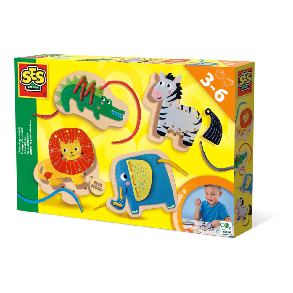 Ses Creative Threading Animals Set (14633)