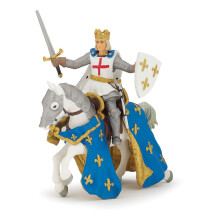 Historisch figuur - PAPO - Sint Lodewijk en zijn paard - Papo Collectie - Interieur