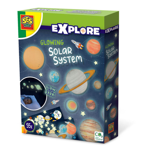 SES CREATIVE Explore Children's Glowing Solar System (25123)
