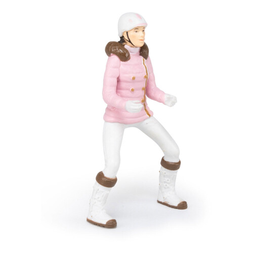Papo - Figurinha Cavaleira Moda Inverno 1
