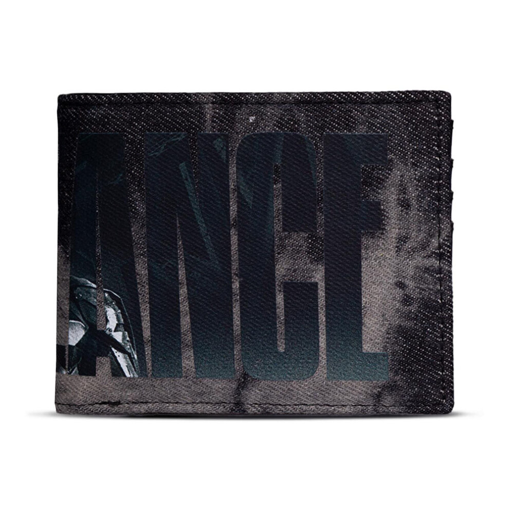 Vengeance All-over Print Bi-fold Wallet, Male, Black/Grey (MW820764BAT)