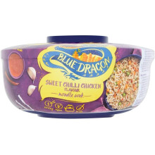 Blue Dragon Sweet Chilli Chicken Flavour Noodle Wok 76g (Pack of 6)