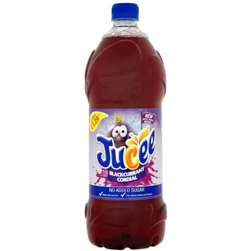Jucee Blackcurrant Cordial 1.5 Litre (Pack of 8 ) 2