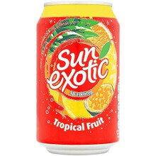 Sun Exotic Sparkling Tropical Fruit 330ml (Pack of 24)