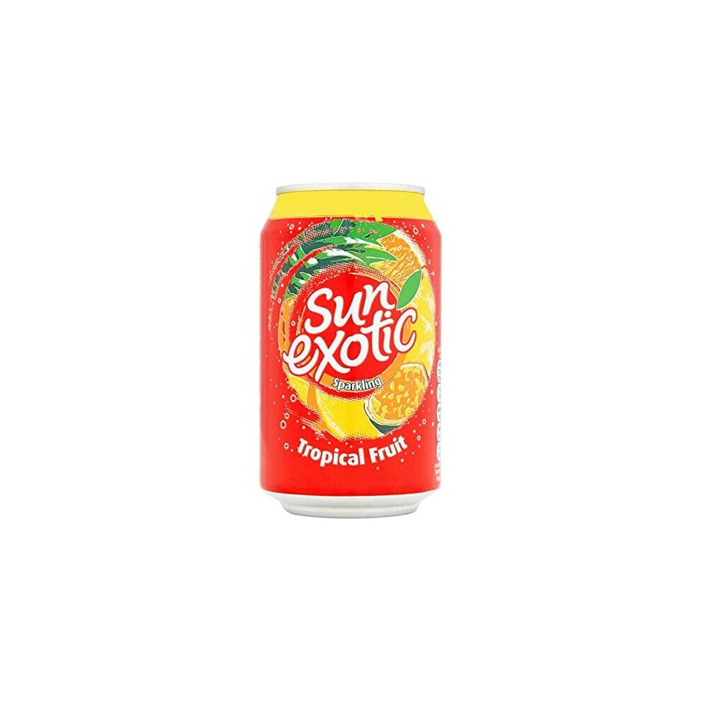 Sun Exotic Sparkling Tropical Fruit 330ml (Pack of 24)