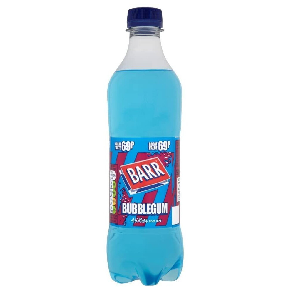 Barr Bubblegum 500ml  (Pack of 12)