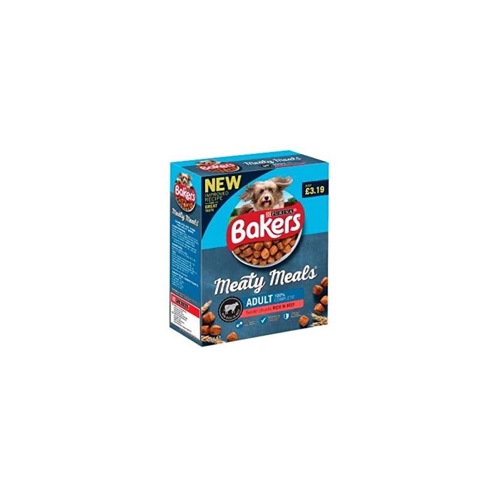 Bakers Meaty Meals Tasty Beef | 1Kg X 5