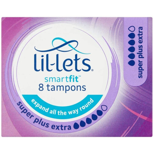 Lil-Lets Lillets Tampons Super Plus Extra 8s x 8