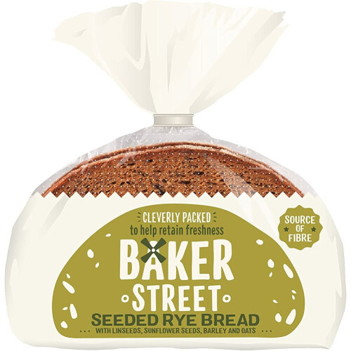 Baker Street Seeded Rye Bread 500g ( pack of 1 ) 1