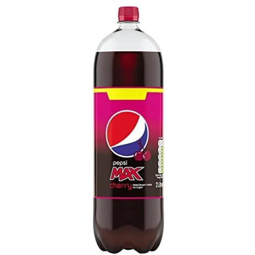 Pepsi Pepsi Max Cherry No Sugar Cola Bottle 2L (Pack of 6) 1