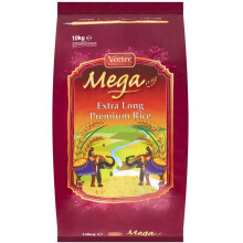Veetee Mega Extra Long Premium Rice, 10 kg