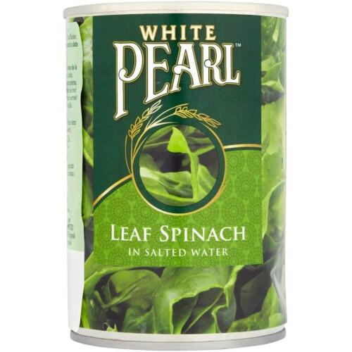 White Pearl Spinach Leaf Suitable for Vegetarians 380g (Pack of 2)