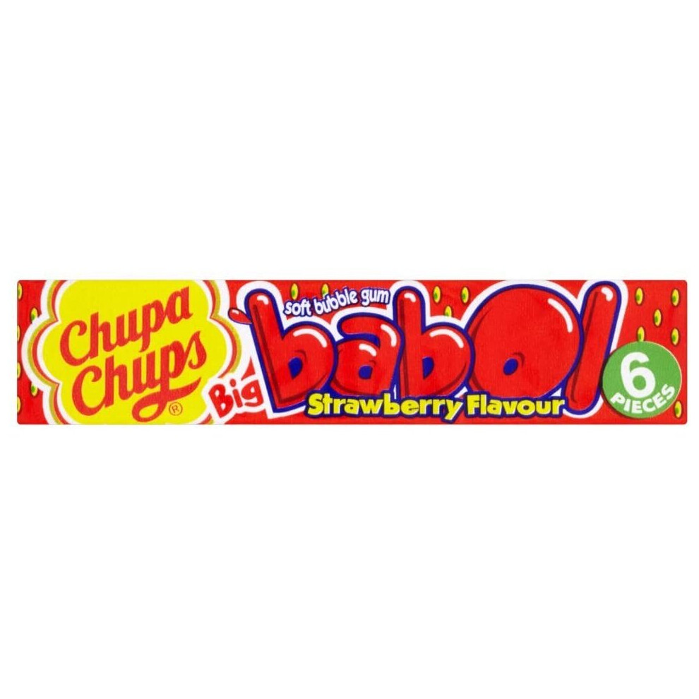 Chupa Babol Strawberry 28g (Pack of 20)