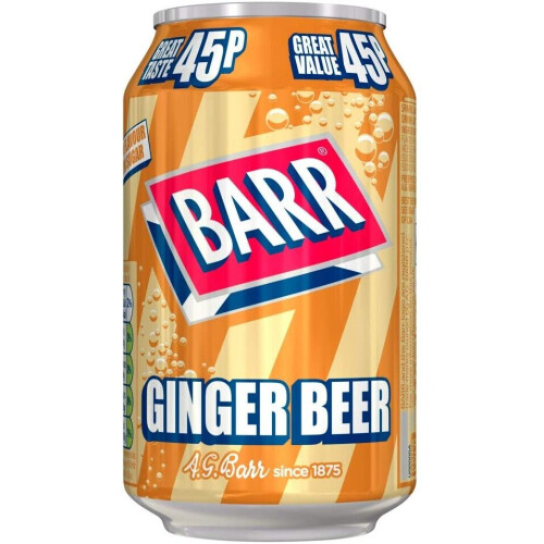 Barr Barr Ginger Beer 330ml Can (Pack of 24)