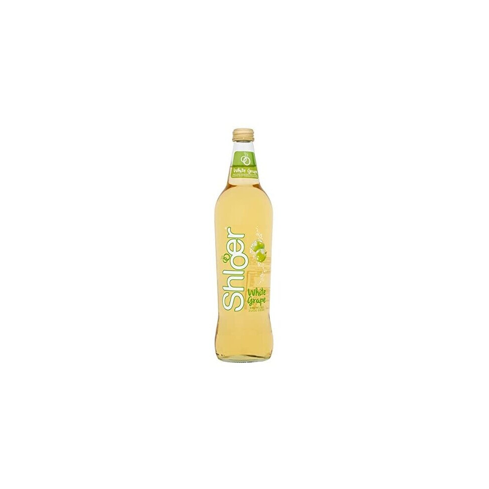 Shloer White Grape Sparkling Fruit Drink 750ml (Pack of 6)