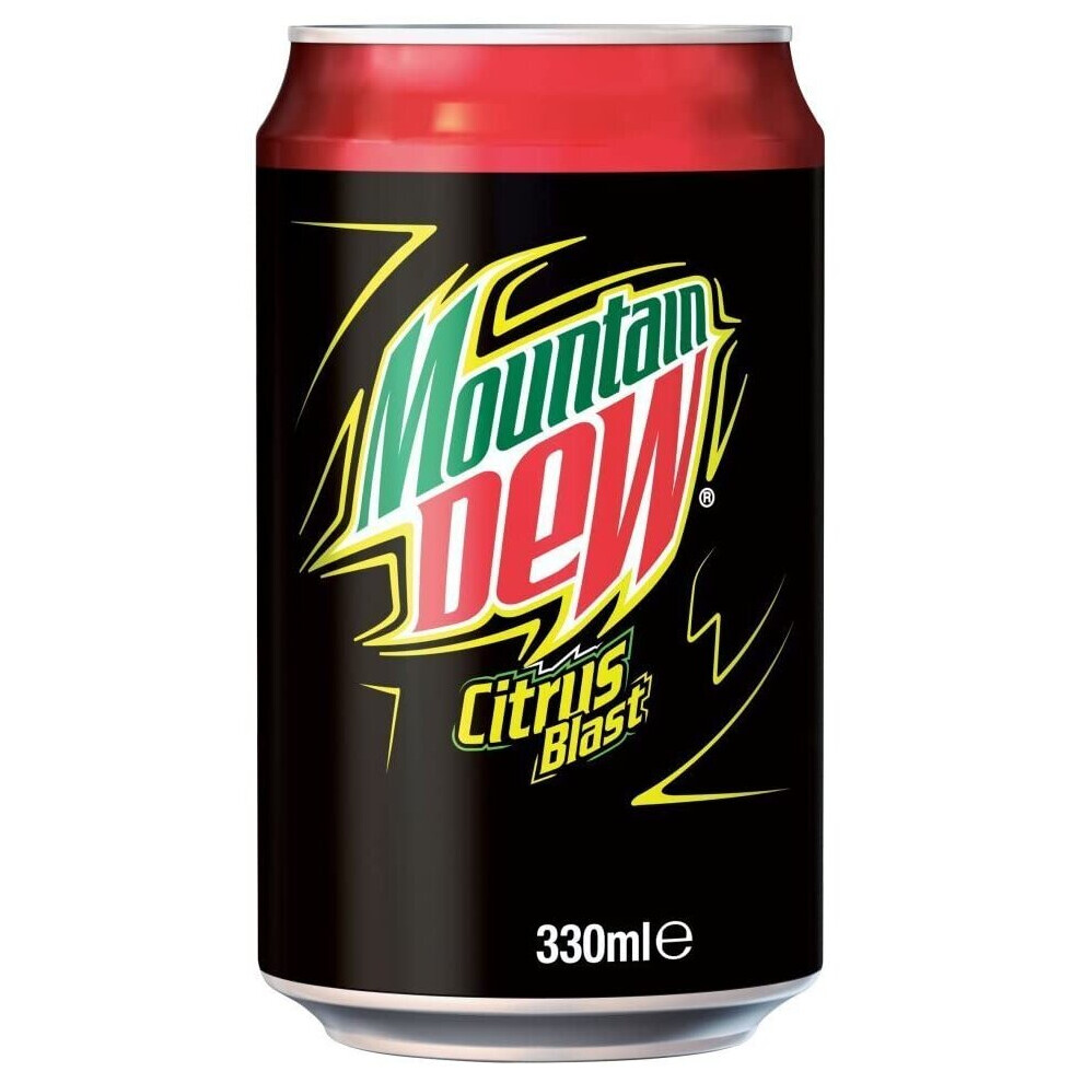 Mountain Dew Can 330ml (Pack of 24)