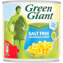Green Giant Salt Free Sweetcorn 340g x 2