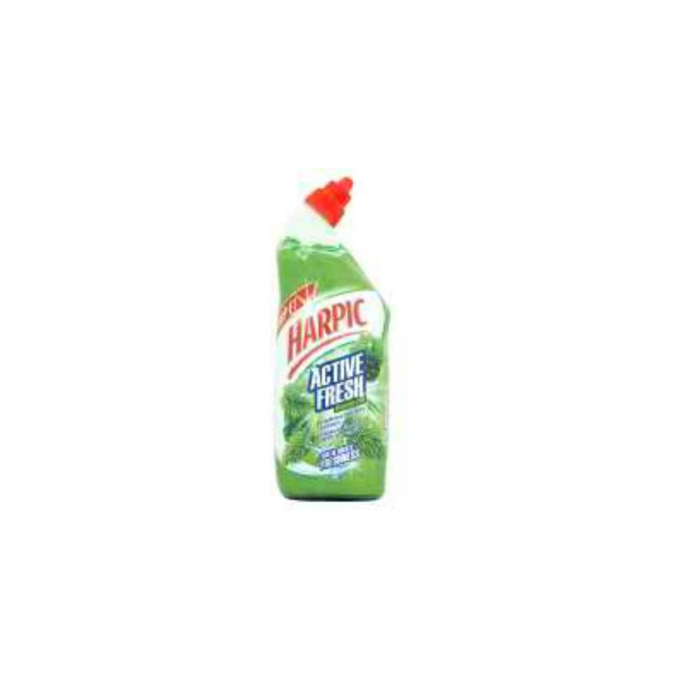 Harpic Active Fresh Mountain Pine 750ml (Pack of 12 x 750ml)