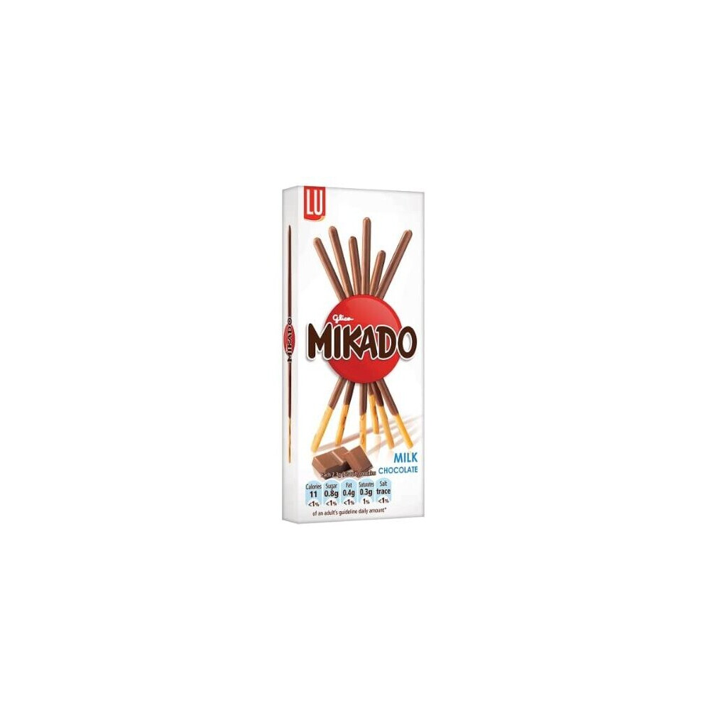 Lu Glico Mikado Milk Chocolate 39G - Pack Of 24