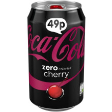 ( 24 Pack ) Coke Zero Cherry - 330ml