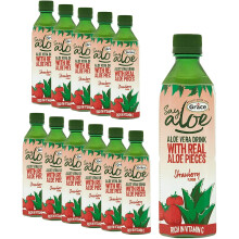 Grace Say Aloe Vera Drink Strawberry Flavour 500ml (Pack 12)