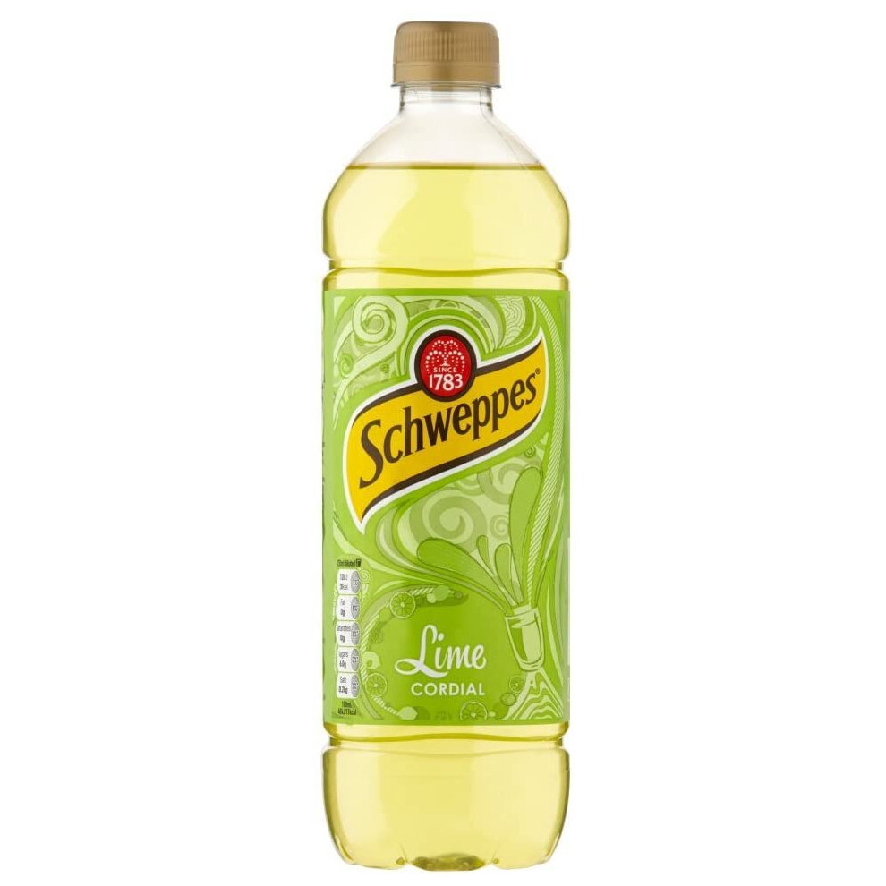 Schweppes Cordial Lime - 1Ltr