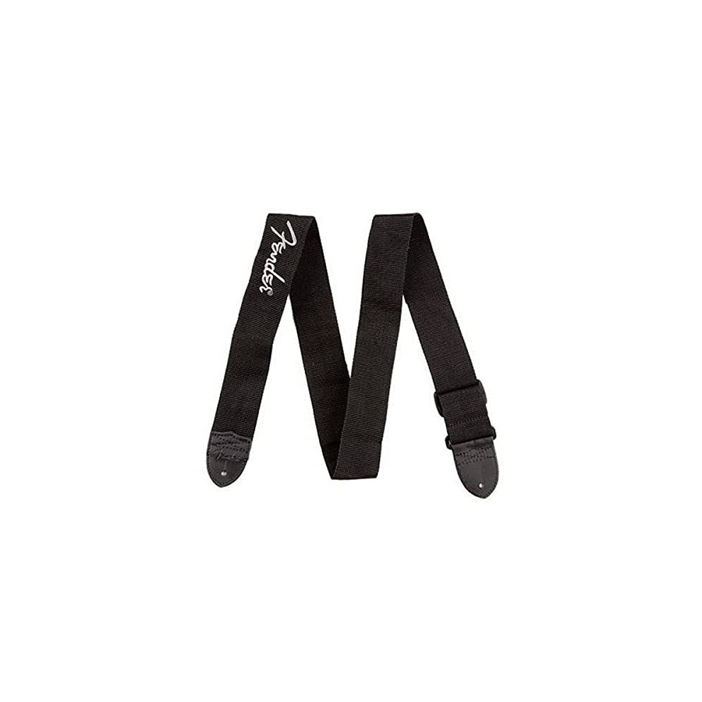 Fender HN082319 Black Polyester Strap