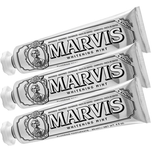 Marvis Marvis Toothpaste Whitening Mint 85ml, 3 - Pack (3 x 85ml)