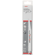 Bosch Professional 5 pieces Sabre Saw Blade S 1110 VF Heavy for Wood and Metal (Length 225 mm, Sabre Saw Accessories)