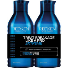 Redken Extreme Shampoo & Conditioner For Damaged Hair Strengthens & Adds Flexibility, 500 ml