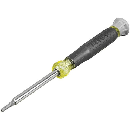 Klein Tools 32585 4-in-1 Electronics Screwdriver, TORX, Yellow/Black 2