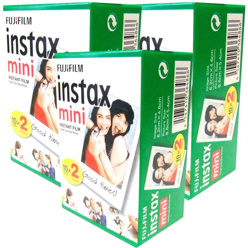 Fujifilm Instax Mini Film Bundle Pack (60 Shots)