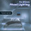 Luminoodle USB Bias Lighting - Ambient Home Theater Light, LED Backlight Strip - 6500K Accent Lighting to Reduce Eye Strain, Improve Contrast (Lar 7