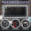 Luminoodle USB Bias Lighting - Ambient Home Theater Light, LED Backlight Strip - 6500K Accent Lighting to Reduce Eye Strain, Improve Contrast (Lar 8