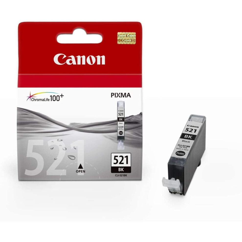 Canon CLI 521BK - Ink tank - 1 x photo black