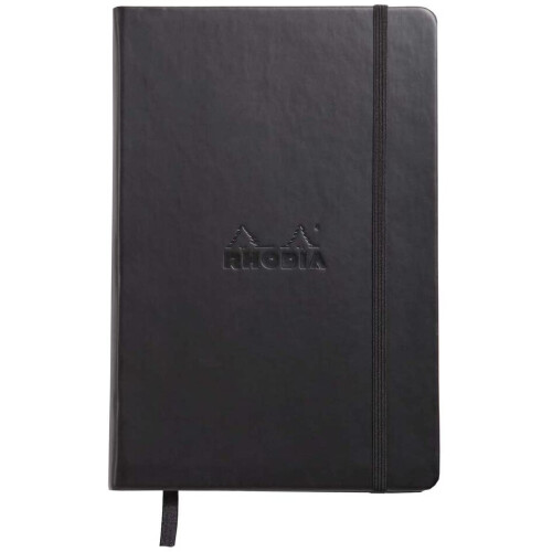 Rhodia Webnotebook, A5, Plain - Black
