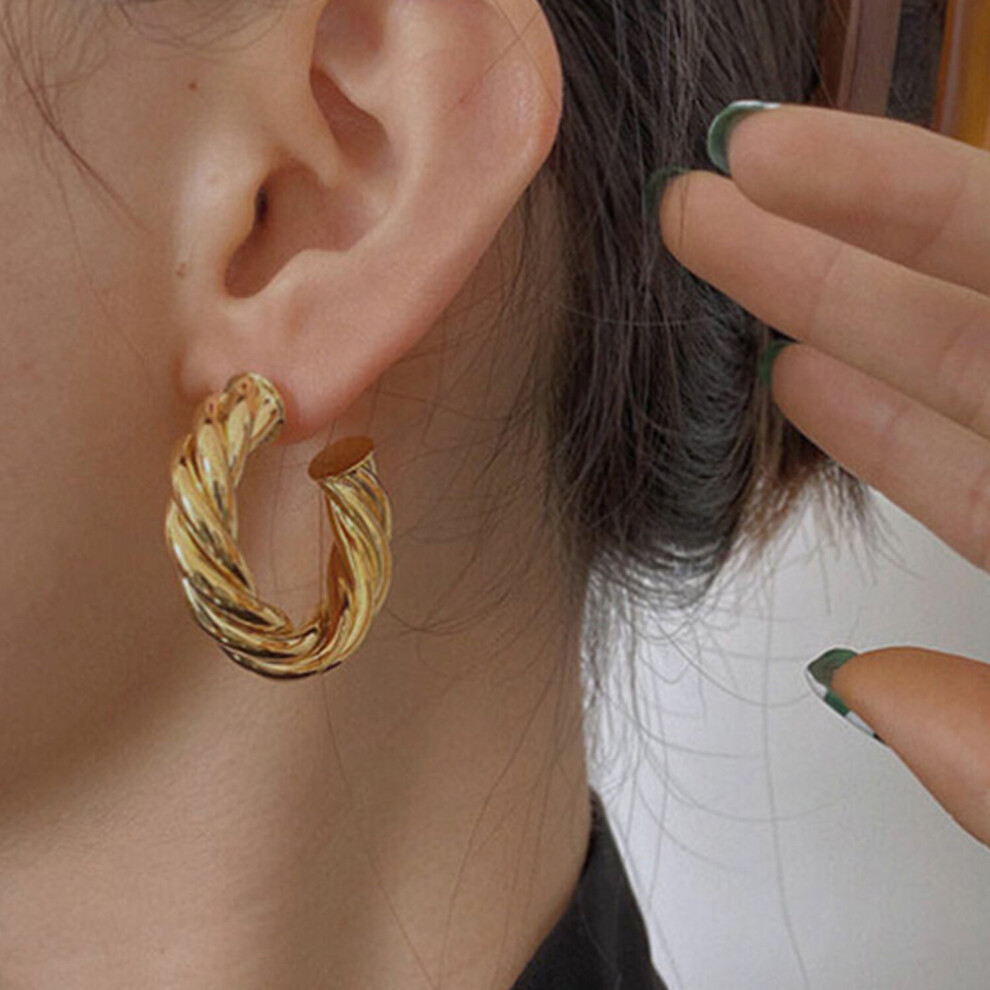 (Gold) Twist Earrings