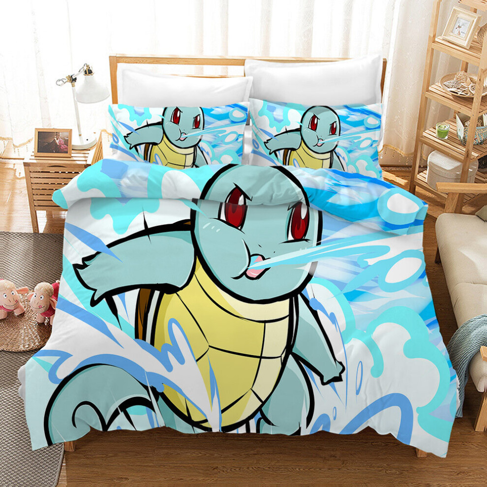 (Style 12, King) Pikachu Bedding Single Double King Duvet Cover NEW